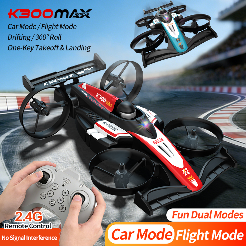 Outdoor Adventure Races - RC UAV Flying Drift Cars 2-in-1