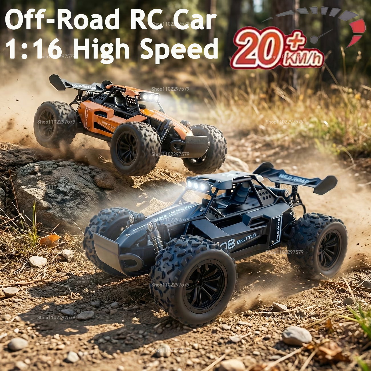 Outdoor Adventure Races - RC Monster Truck 1:16 Scale Remote
