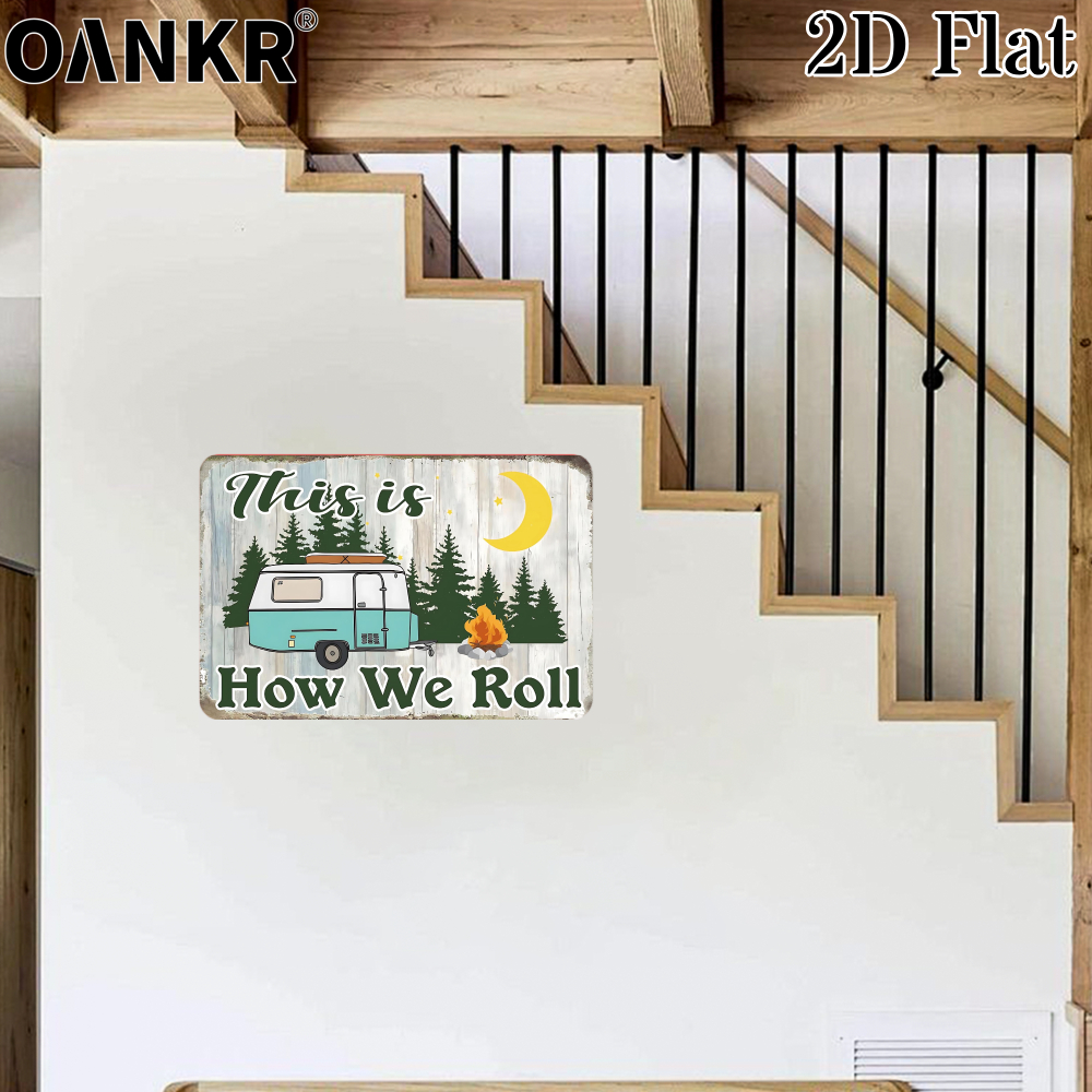 Retro Camping Metal Tin Sign T - Outdoor Adventure Quotes recensie en prijs