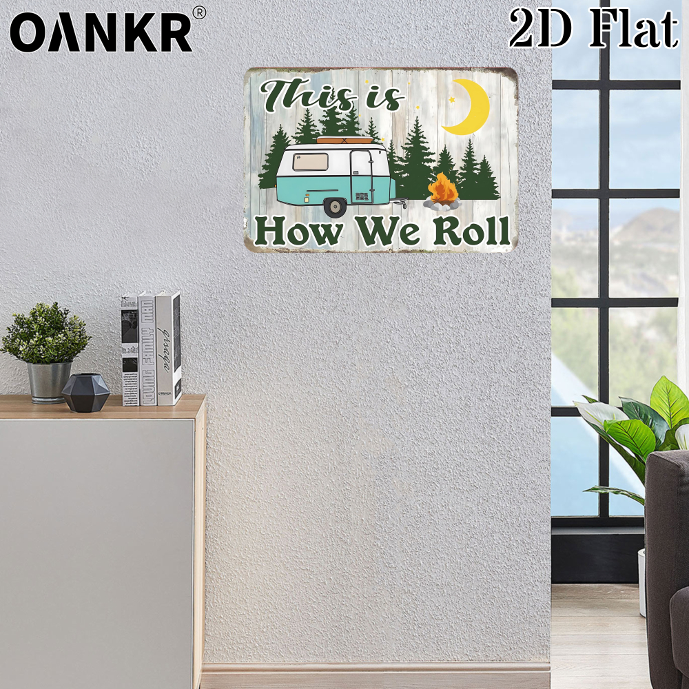 Retro Camping Metal Tin Sign T - Outdoor Adventure Quotes recensie en prijs