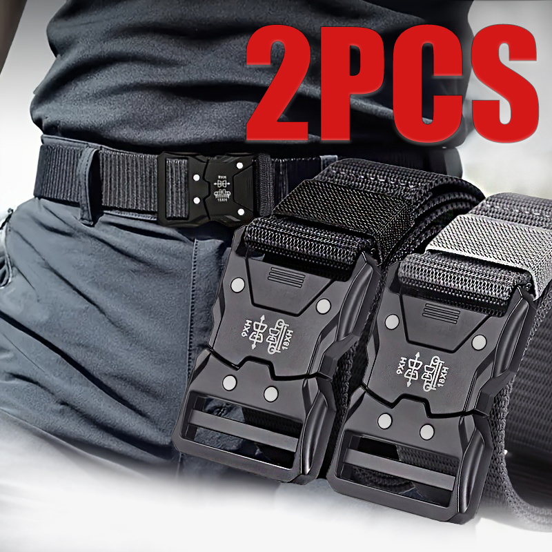 2pcs Fashion Men's Canvas Belt - Outdoor Youth Adventure recensie en prijs
