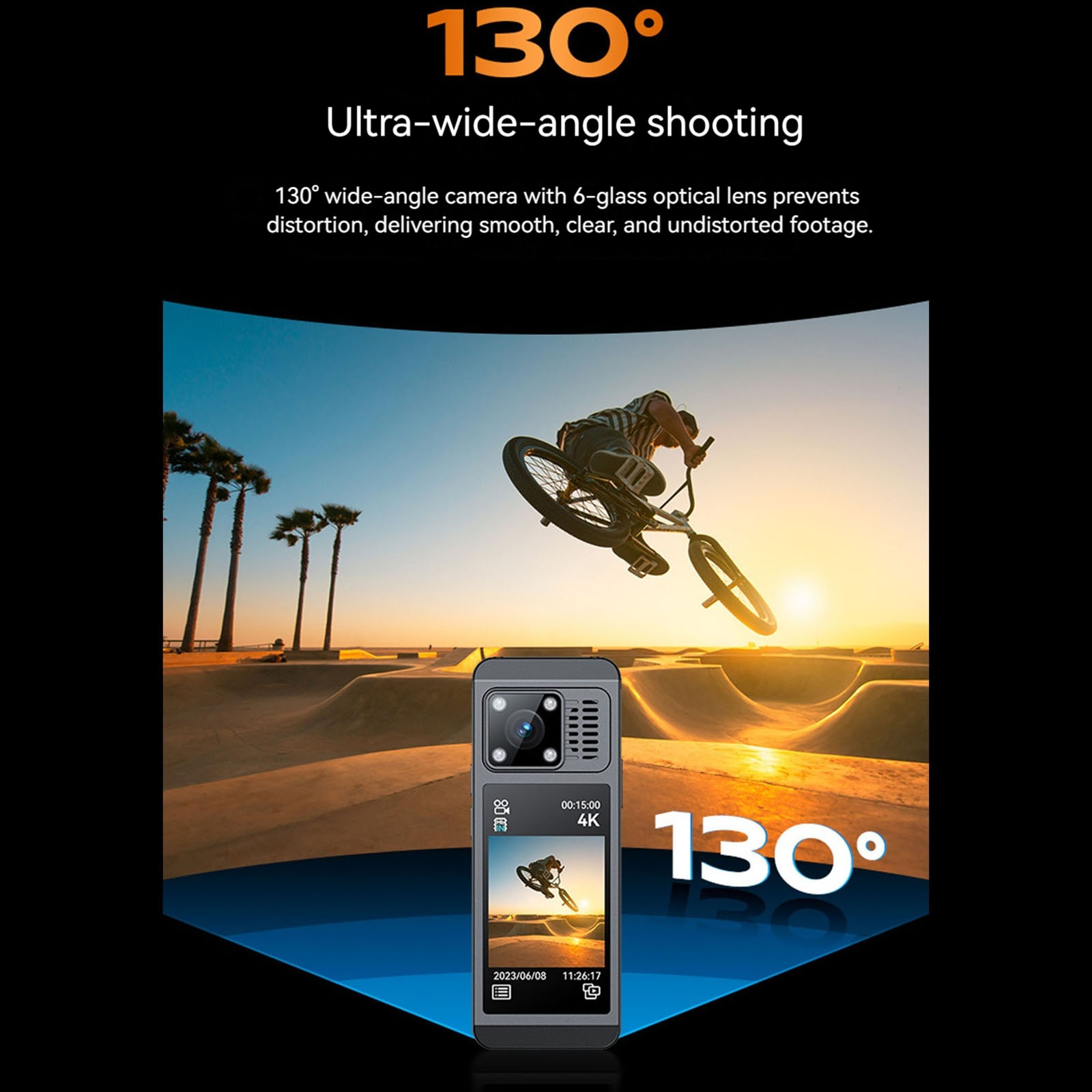4K Action Camera 130 Degree Wi - Outdoor Adventure Degree recensie en prijs