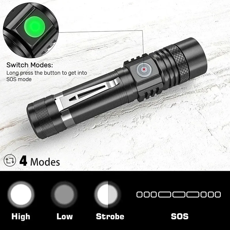 Rechargeable T6 Handheld Flash - Outdoor Adventure Hunt recensie en prijs