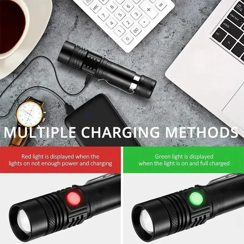 Rechargeable T6 Handheld Flash - Outdoor Adventure Hunt recensie en prijs