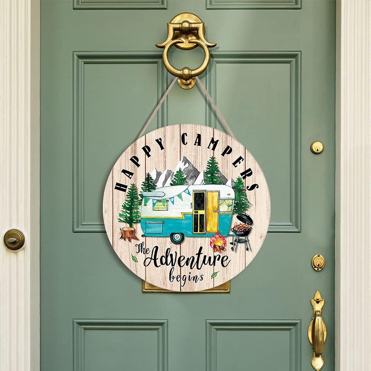 Happy Campers Wood Hanging Sig - Outdoor Adventure Quotes recensie en prijs