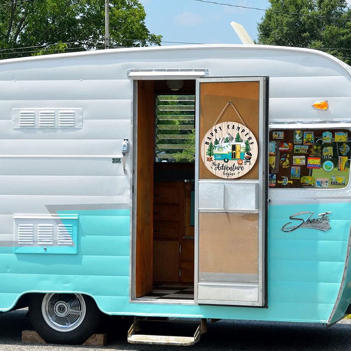 Happy Campers Wood Hanging Sig - Outdoor Adventure Quotes recensie en prijs