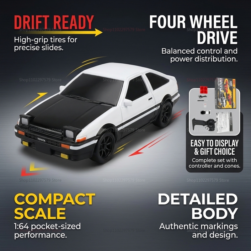 2026 RC Drift Cars 1/64 Scale  - Outdoor Adventure Group recensie en prijs