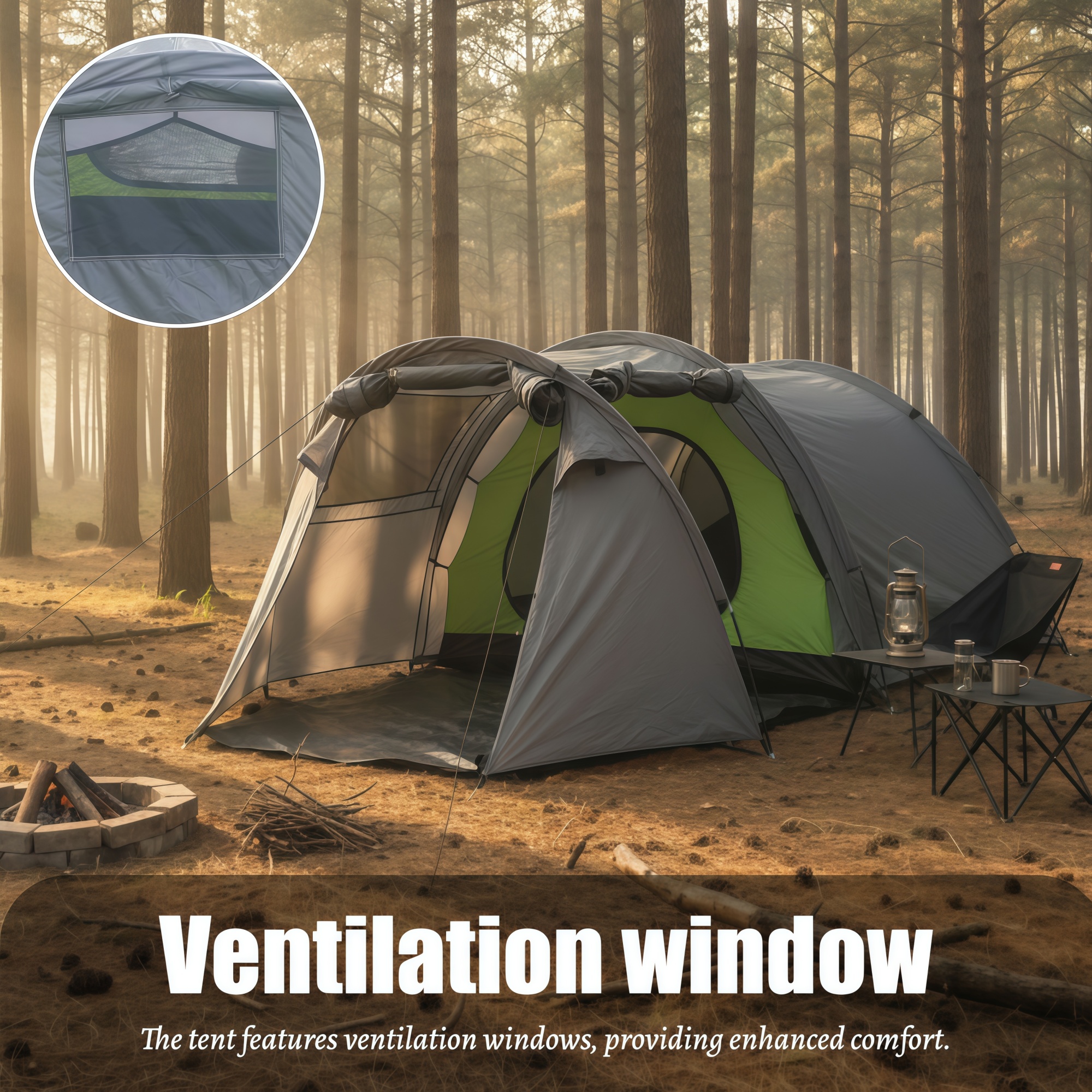 3-4 Person Spacious Portable T - Outdoor Adventure Group recensie en prijs