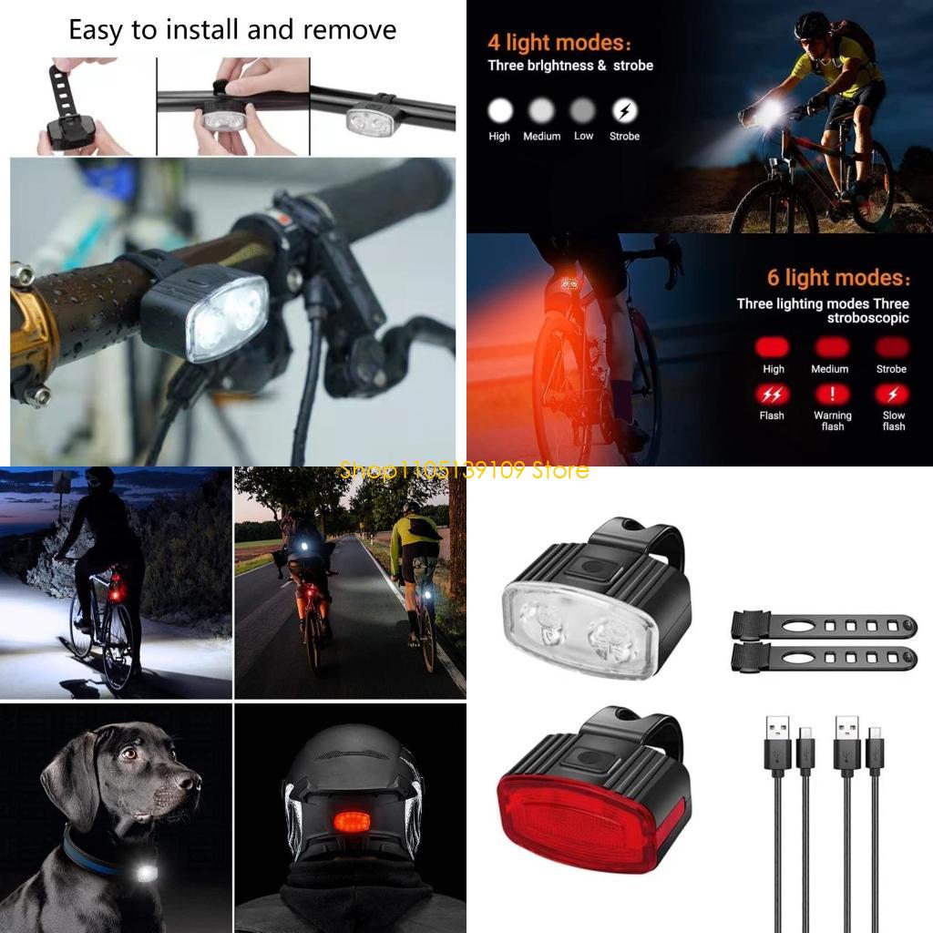LED Bike Front and Rear Lights - Outdoor Adventure Day recensie en prijs