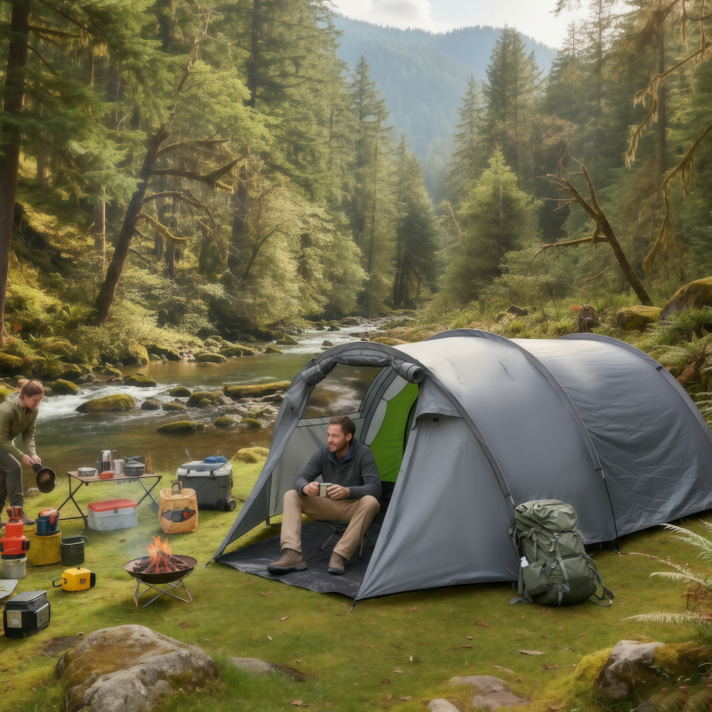 Spacious Portable Tunnel Tent  - Outdoor Adventure Group recensie en prijs