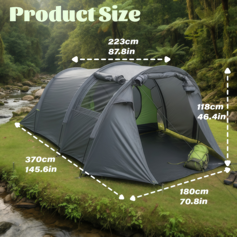 Spacious Portable Tunnel Tent  - Outdoor Adventure Group recensie en prijs