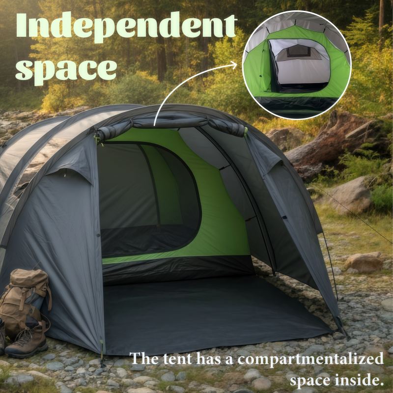 Spacious Portable Tunnel Tent  - Outdoor Adventure Group recensie en prijs