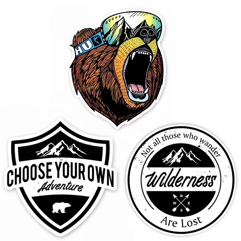 Outdoor Adventure Sticker Bear - Outdoor Adventure Quotes recensie en prijs