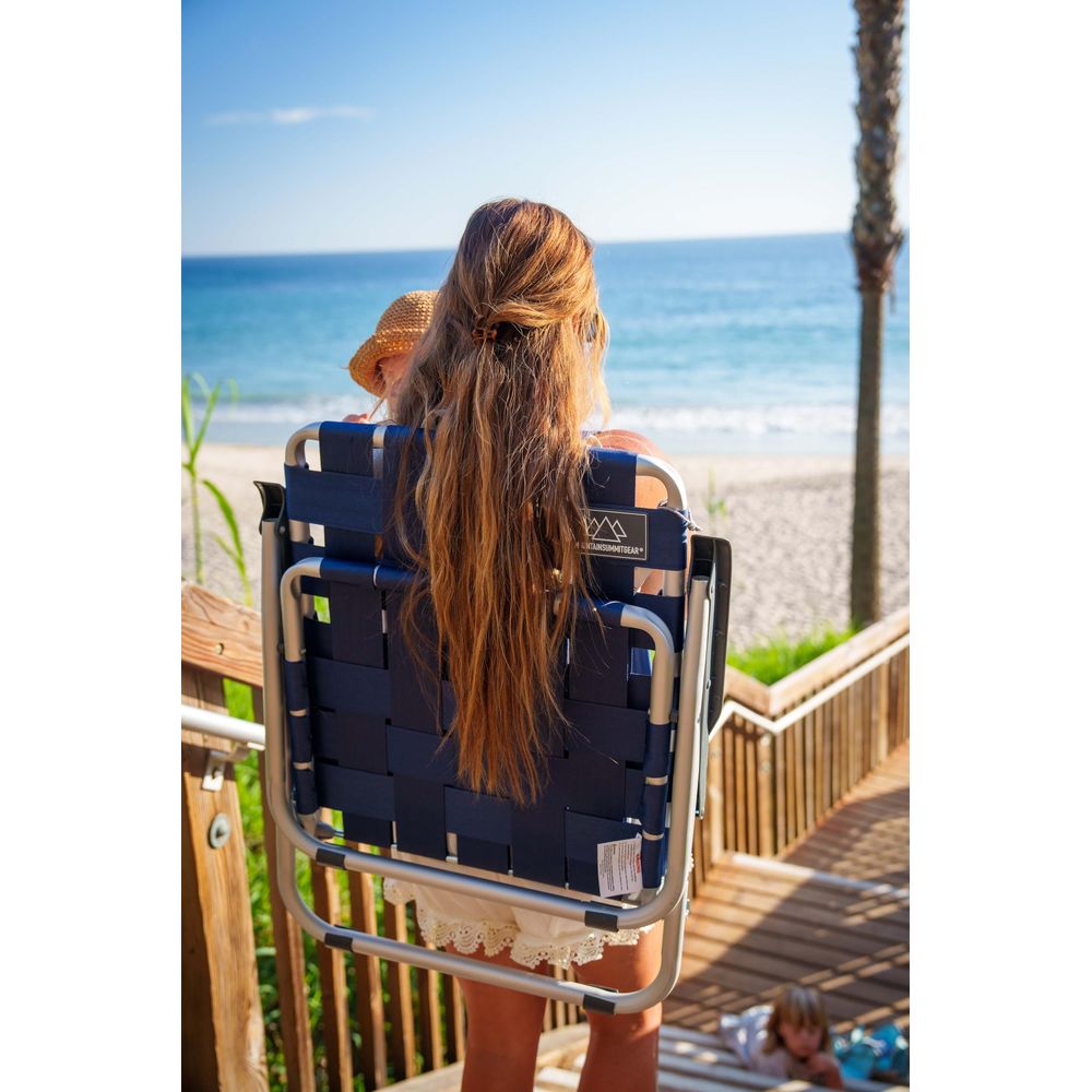 Low Webbed Beach Chair with Ba - Outdoor Adventure Day recensie en prijs